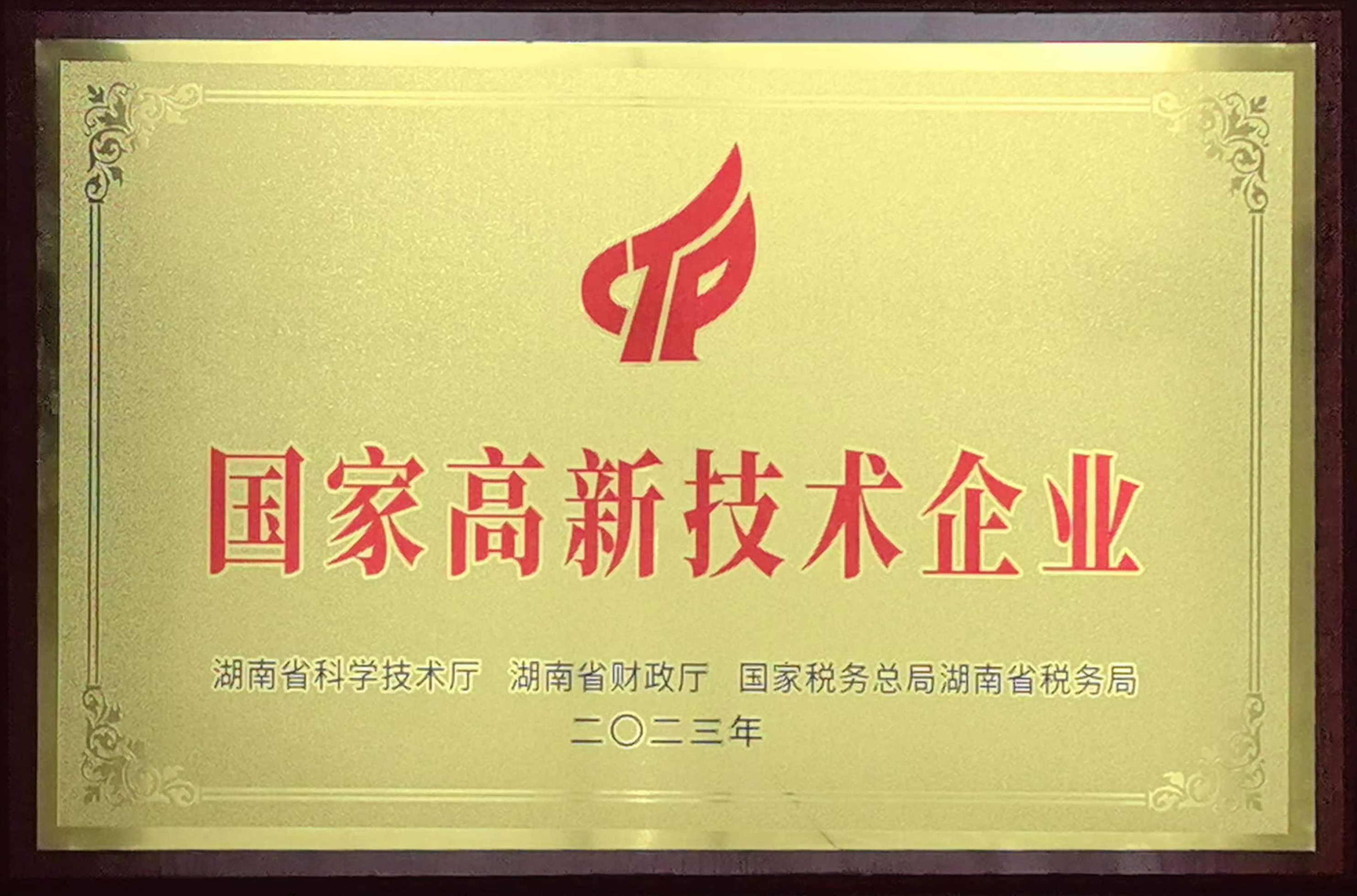 國家高新技術(shù)企業(yè)